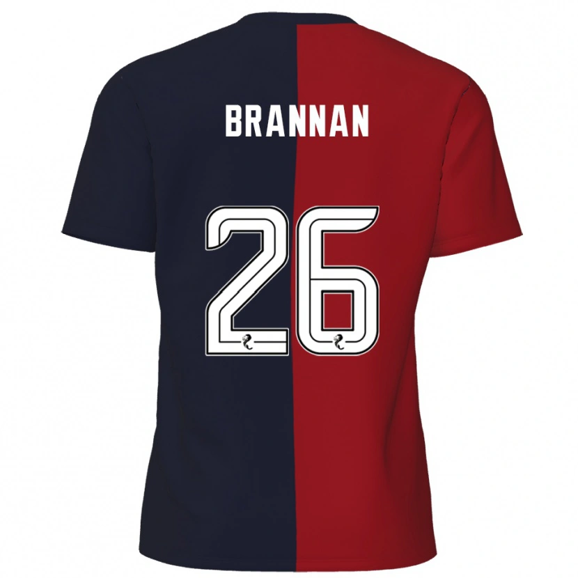 Danxen Damen Ben Brannan #26 Rot Marine Auswärtstrikot Trikot 2025/26 T-Shirt Österreich