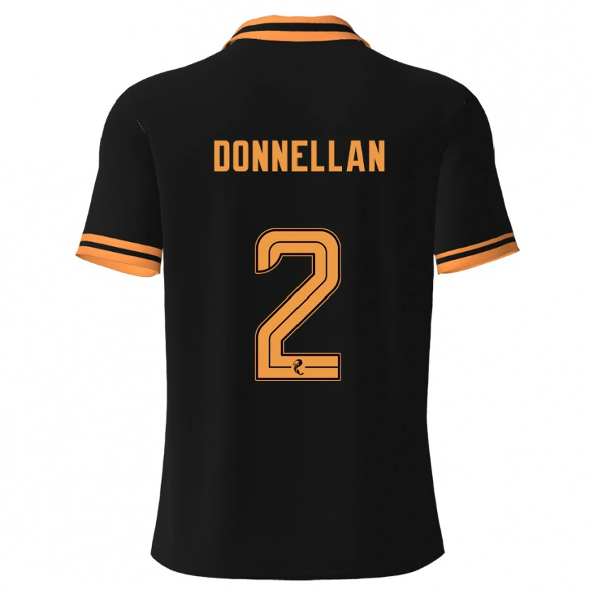 Danxen Damen Shaun Donnellan #2 Schwarz Gelb Auswärtstrikot Trikot 2025/26 T-Shirt Österreich