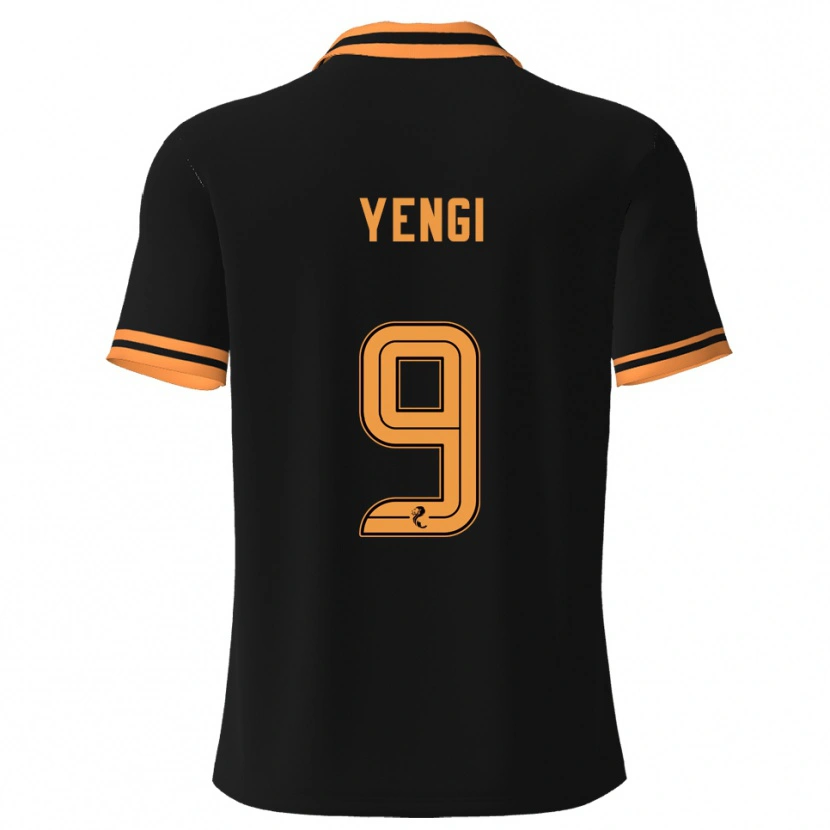 Danxen Damen Tete Yengi #9 Schwarz Gelb Auswärtstrikot Trikot 2025/26 T-Shirt Österreich