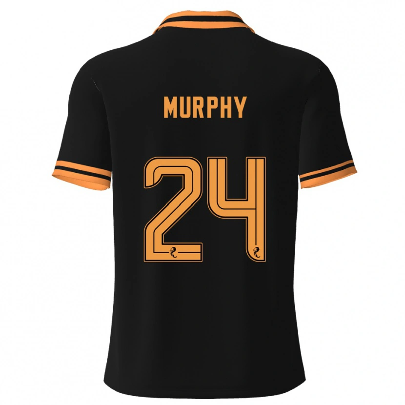 Danxen Damen Jessica Murphy #24 Schwarz Gelb Auswärtstrikot Trikot 2025/26 T-Shirt Österreich