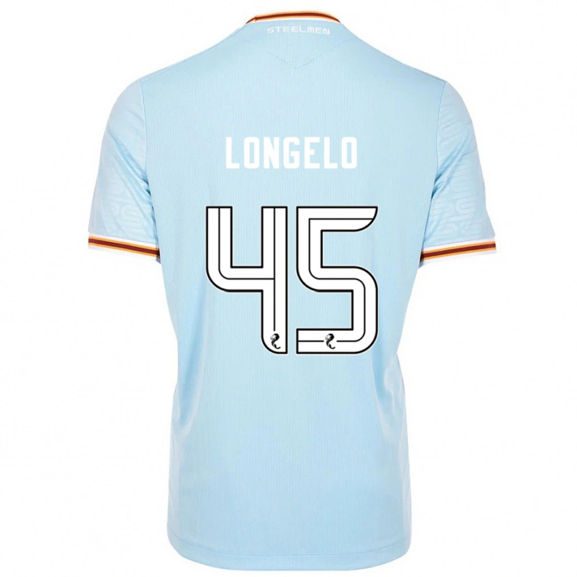 Danxen Damen Emmanuel Longelo #45 Himmelblau Auswärtstrikot Trikot 2025/26 T-Shirt Österreich