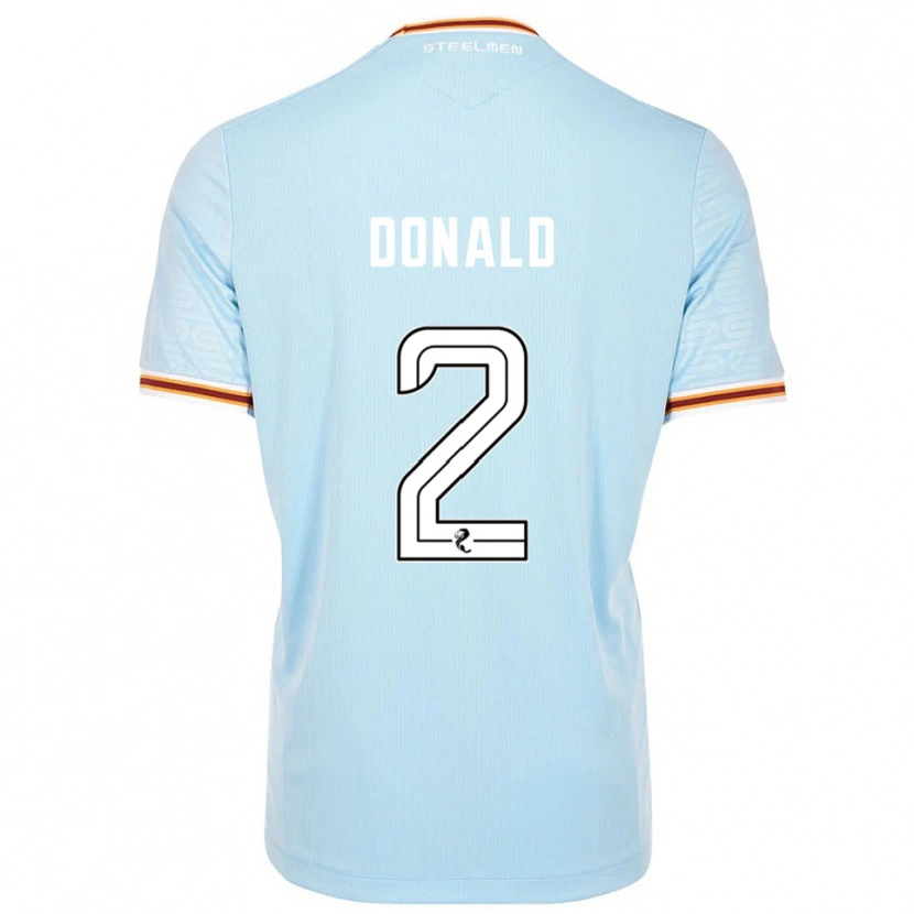 Danxen Damen Eve Donald #2 Himmelblau Auswärtstrikot Trikot 2025/26 T-Shirt Österreich