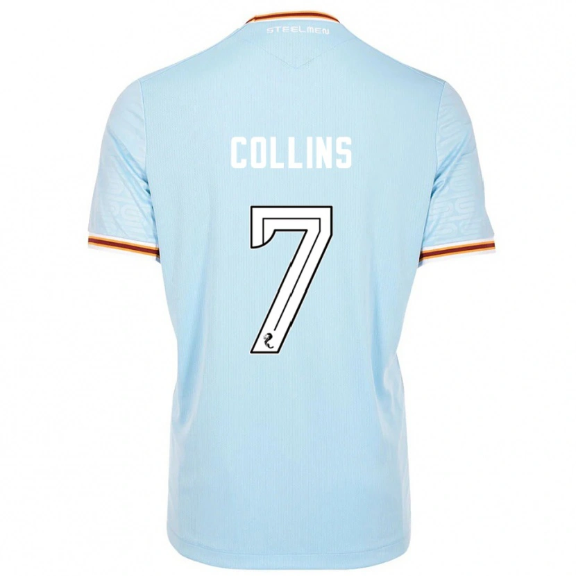 Danxen Damen Bailley Collins #7 Himmelblau Auswärtstrikot Trikot 2025/26 T-Shirt Österreich