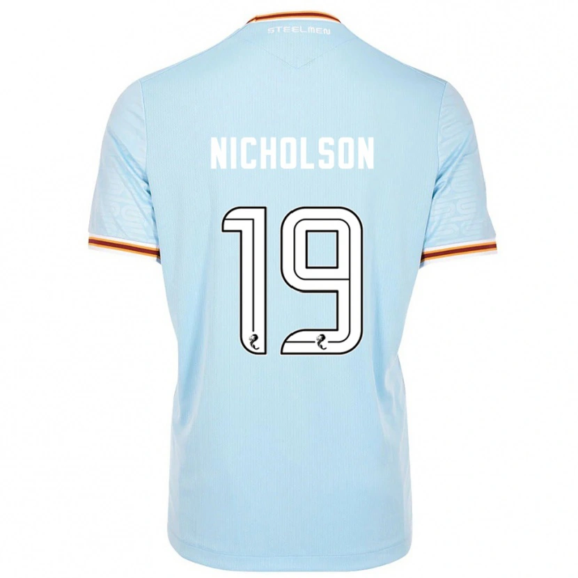 Danxen Damen Sam Nicholson #19 Himmelblau Auswärtstrikot Trikot 2025/26 T-Shirt Österreich