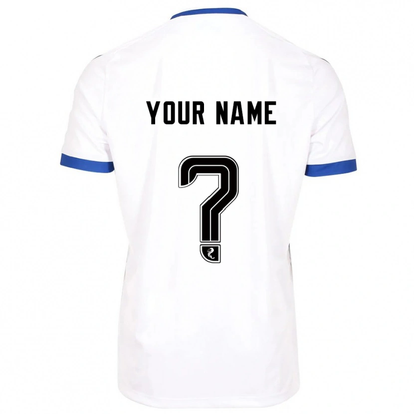 Danxen Damen Ihren Namen #0 Weiß Blau Auswärtstrikot Trikot 2025/26 T-Shirt Österreich