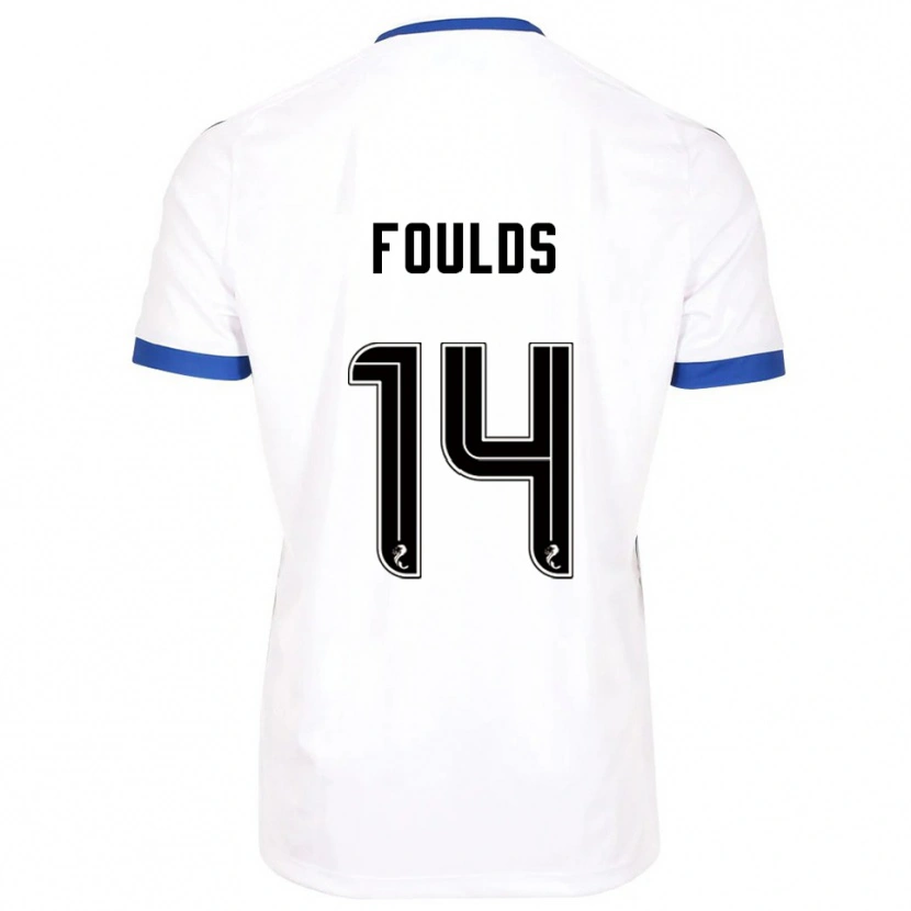 Danxen Damen Matty Foulds #14 Weiß Blau Auswärtstrikot Trikot 2025/26 T-Shirt Österreich