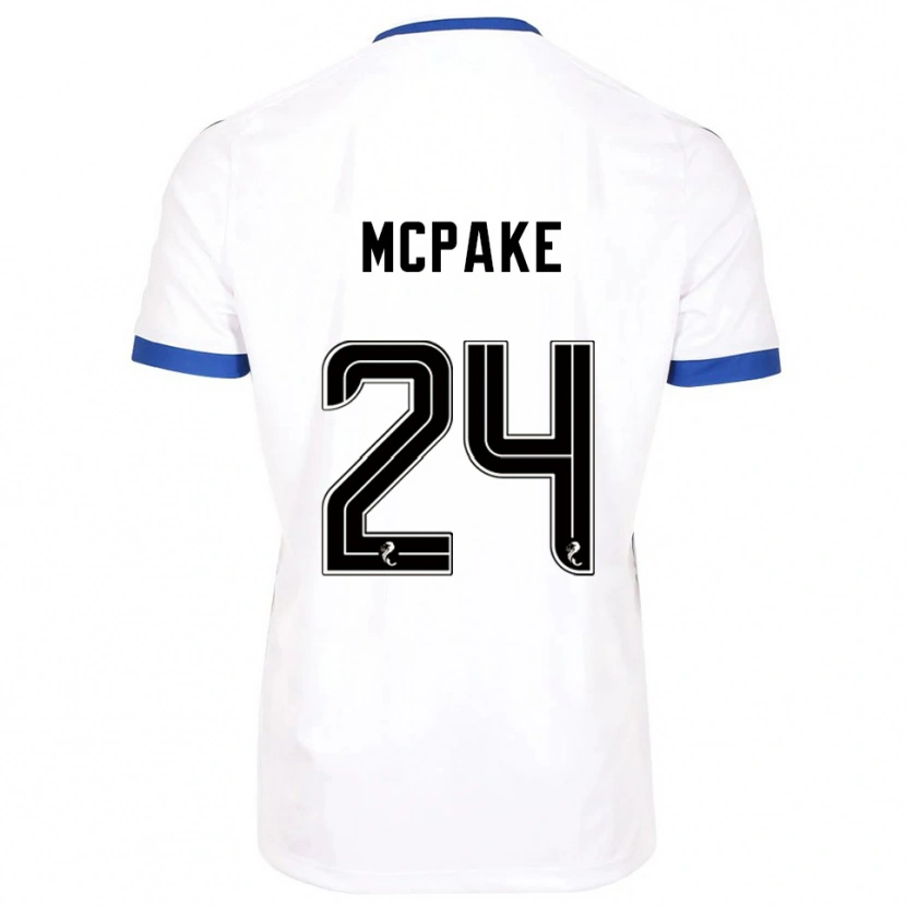 Danxen Damen Josh Mcpake #24 Weiß Blau Auswärtstrikot Trikot 2025/26 T-Shirt Österreich