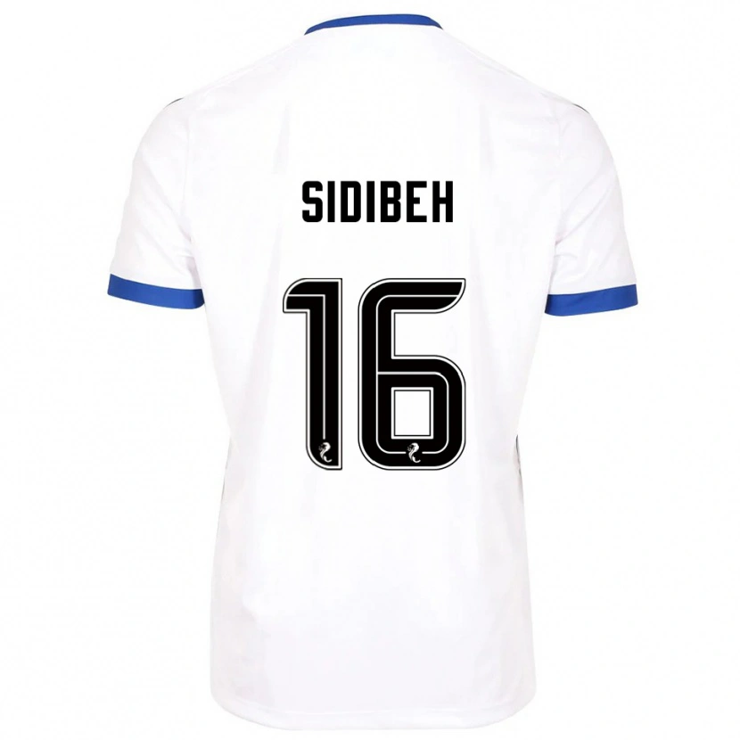 Danxen Damen Adama Sidibeh #16 Weiß Blau Auswärtstrikot Trikot 2025/26 T-Shirt Österreich