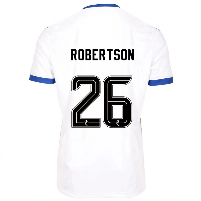 Danxen Damen Rebecca Robertson #26 Weiß Blau Auswärtstrikot Trikot 2025/26 T-Shirt Österreich