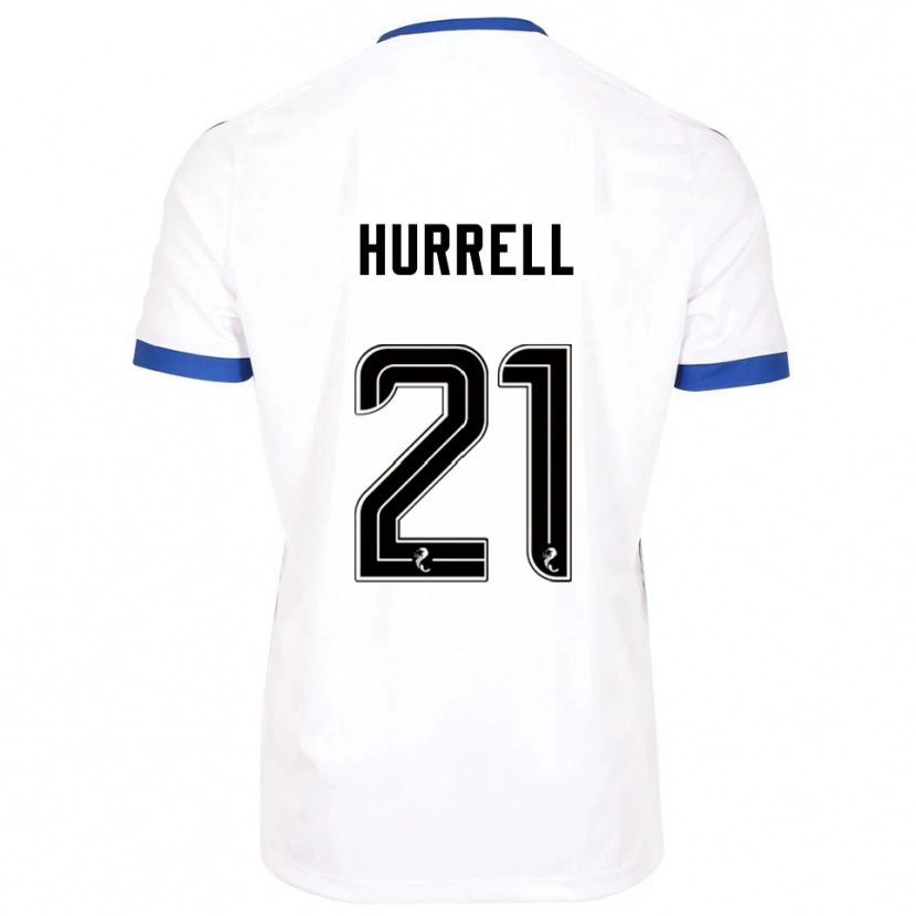 Danxen Damen Olivia Hurrell #21 Weiß Blau Auswärtstrikot Trikot 2025/26 T-Shirt Österreich