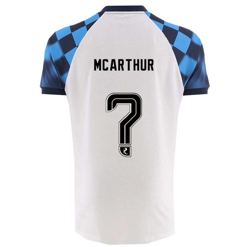 Danxen Damen Lucy Mcarthur #0 Weiß Himmelblau Auswärtstrikot Trikot 2025/26 T-Shirt Österreich