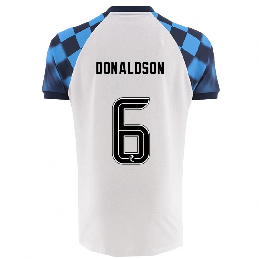Danxen Damen Coll Donaldson #6 Weiß Himmelblau Auswärtstrikot Trikot 2025/26 T-Shirt Österreich