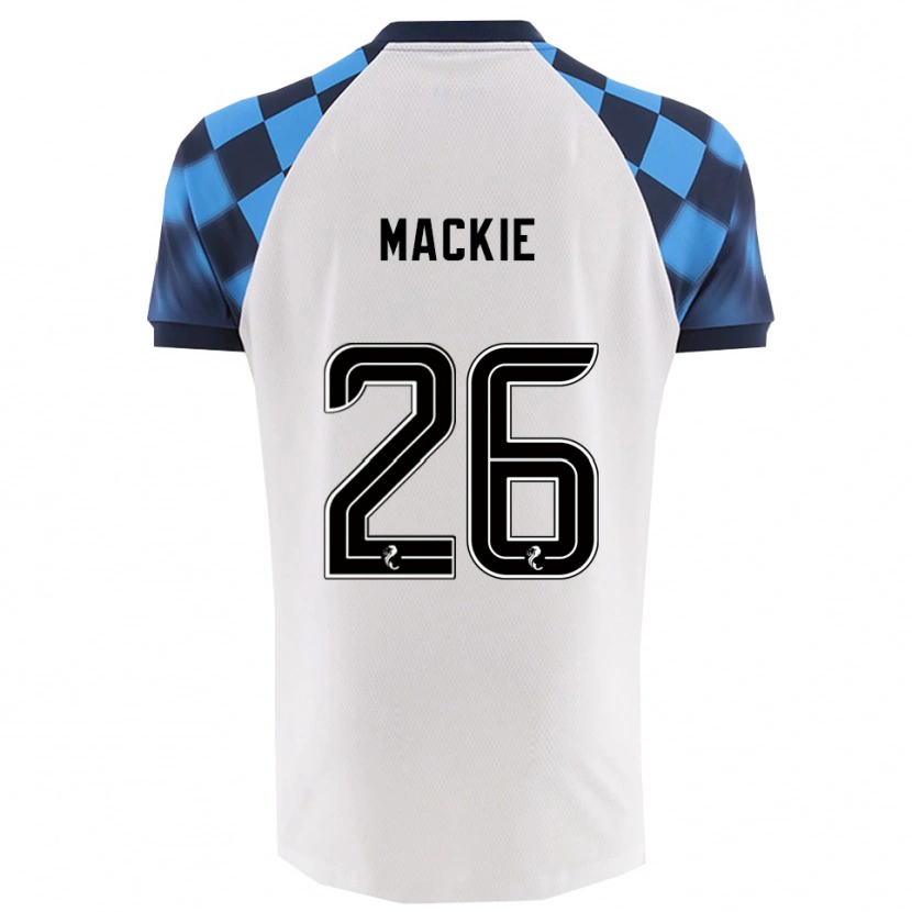 Danxen Damen Sean Mackie #26 Weiß Himmelblau Auswärtstrikot Trikot 2025/26 T-Shirt Österreich