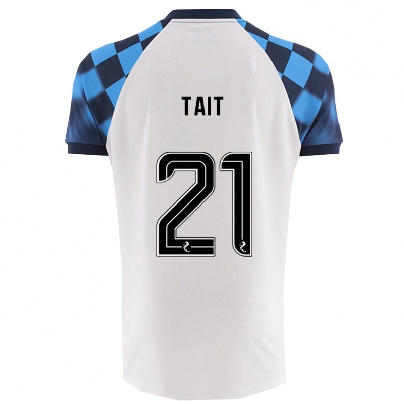 Danxen Damen Dylan Tait #21 Weiß Himmelblau Auswärtstrikot Trikot 2025/26 T-Shirt Österreich