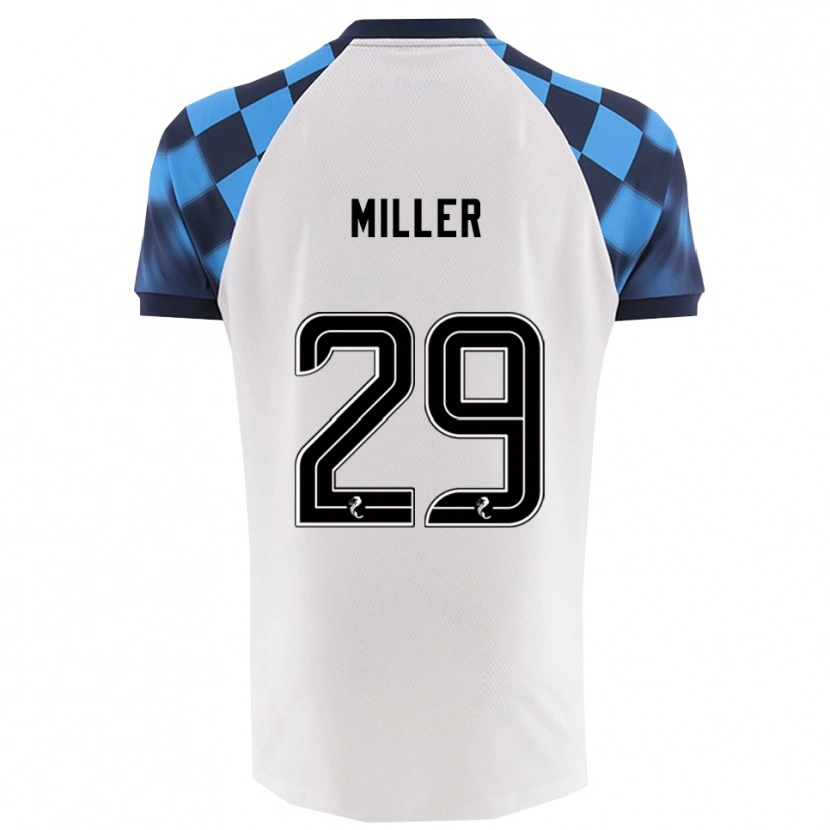 Danxen Damen Calvin Miller #29 Weiß Himmelblau Auswärtstrikot Trikot 2025/26 T-Shirt Österreich