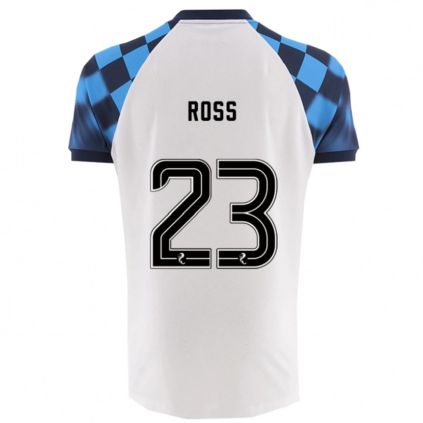 Danxen Damen Ethan Ross #23 Weiß Himmelblau Auswärtstrikot Trikot 2025/26 T-Shirt Österreich