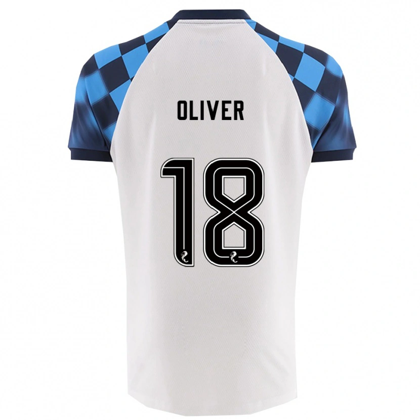 Danxen Damen Gary Oliver #18 Weiß Himmelblau Auswärtstrikot Trikot 2025/26 T-Shirt Österreich