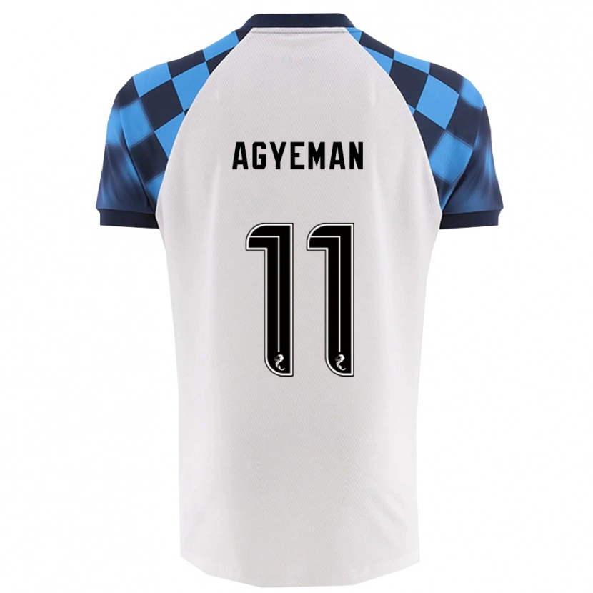 Danxen Damen Alfie Agyeman #11 Weiß Himmelblau Auswärtstrikot Trikot 2025/26 T-Shirt Österreich