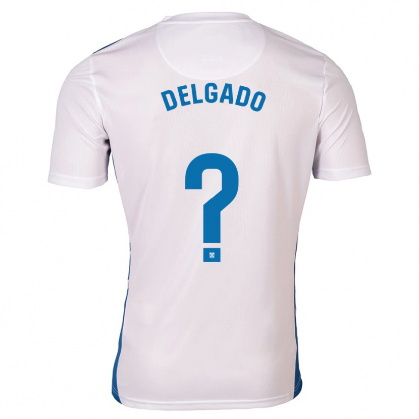 Danxen Kinder Ale Delgado #0 Weiß Blau Heimtrikot Trikot 2025/26 T-Shirt Österreich