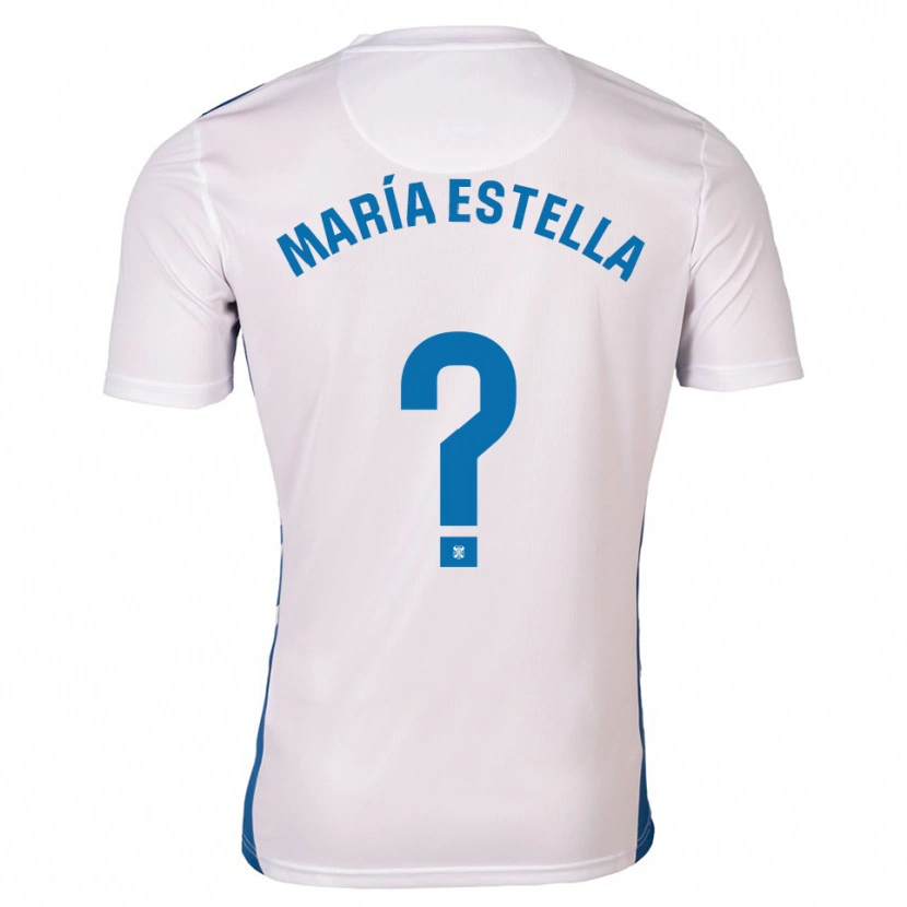 Danxen Kinder María Estella Del Valle #0 Weiß Blau Heimtrikot Trikot 2025/26 T-Shirt Österreich
