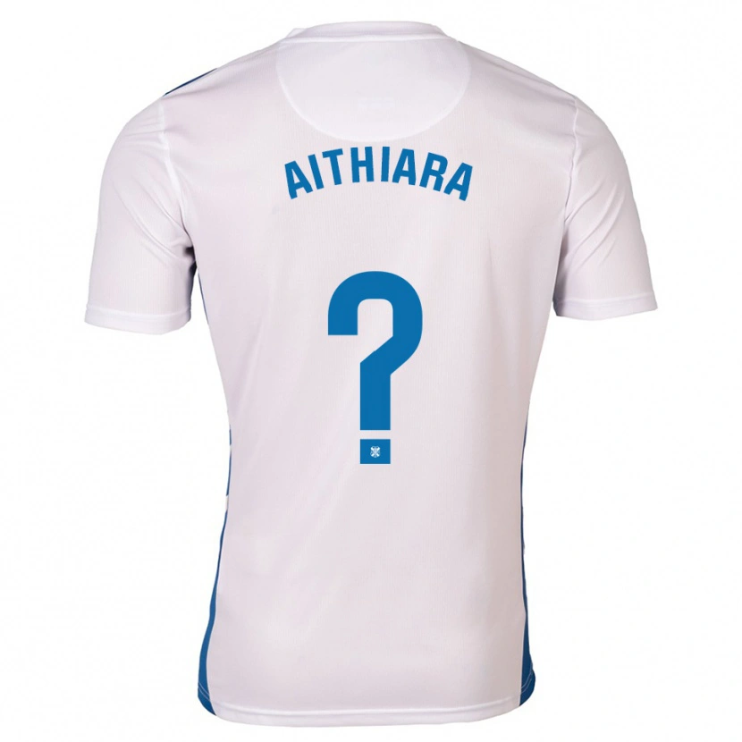Danxen Kinder Aithiara Carballo Cabrera #0 Weiß Blau Heimtrikot Trikot 2025/26 T-Shirt Österreich