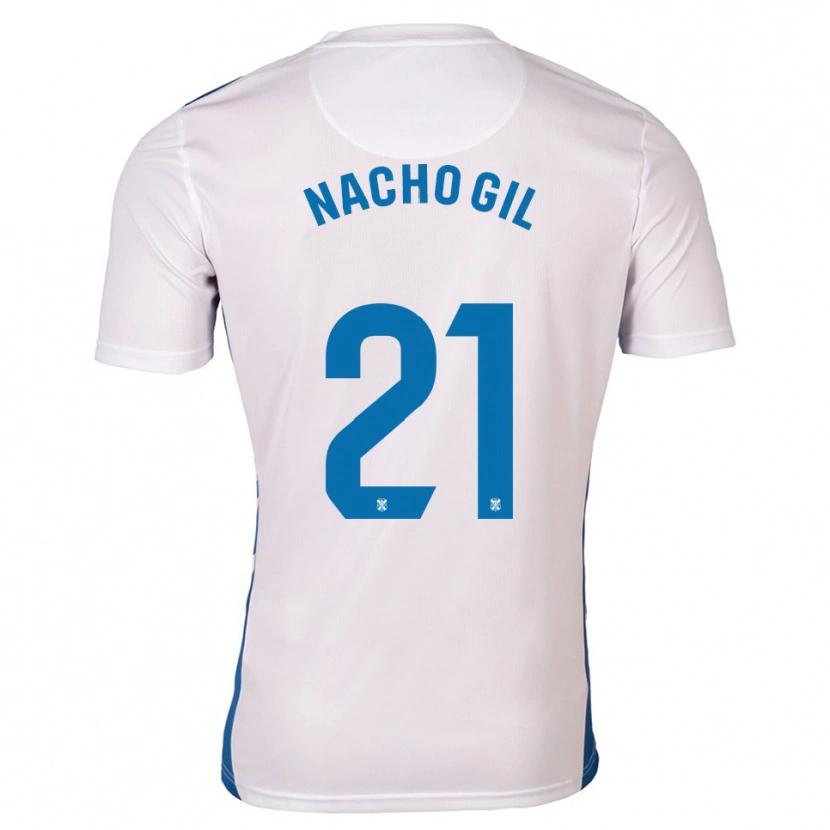 Danxen Kinder Nacho Gil #21 Weiß Blau Heimtrikot Trikot 2025/26 T-Shirt Österreich
