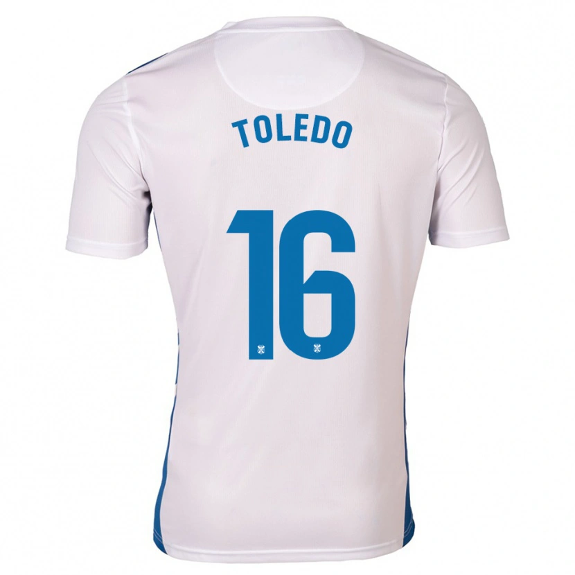 Danxen Kinder Adrián Toledo #16 Weiß Blau Heimtrikot Trikot 2025/26 T-Shirt Österreich