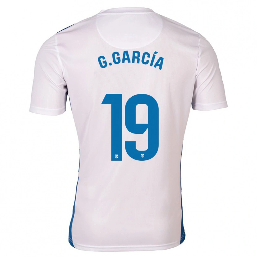 Danxen Kinder Giovani García #19 Weiß Blau Heimtrikot Trikot 2025/26 T-Shirt Österreich