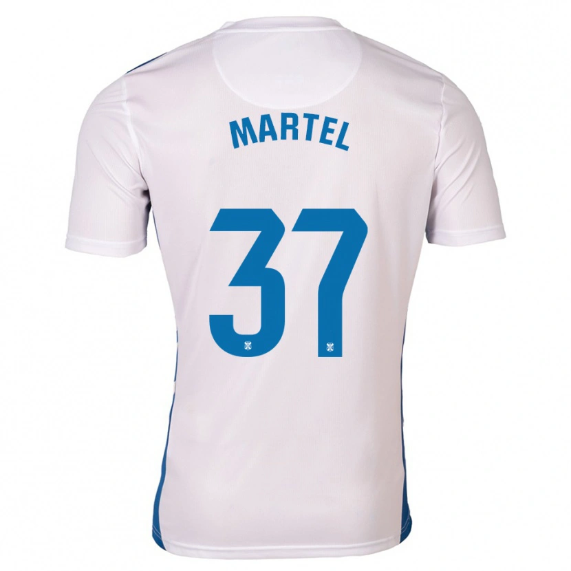 Danxen Kinder Kevin Martel #37 Weiß Blau Heimtrikot Trikot 2025/26 T-Shirt Österreich