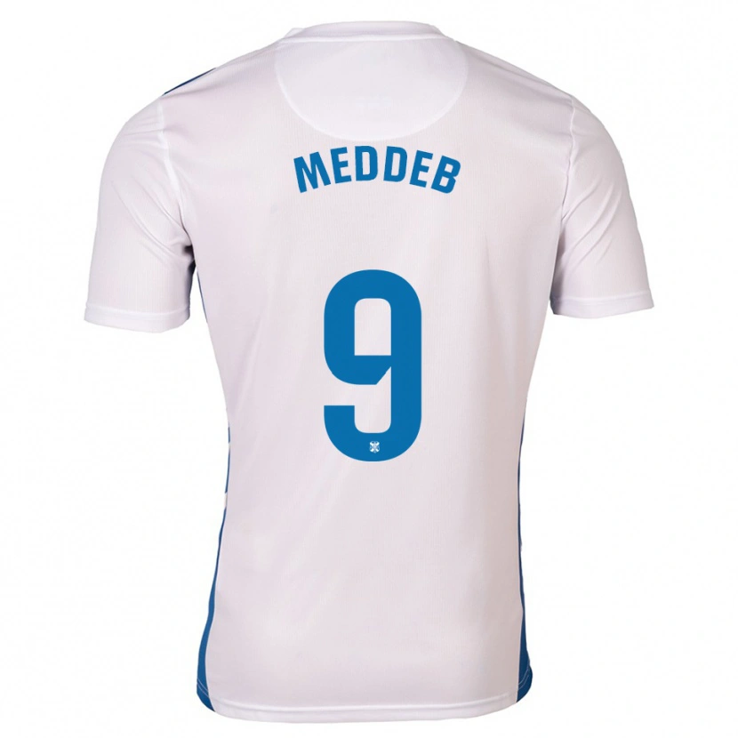 Danxen Kinder Walid Meddeb #9 Weiß Blau Heimtrikot Trikot 2025/26 T-Shirt Österreich