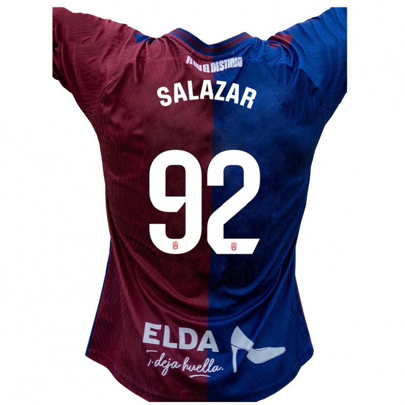Danxen Kinder Israel Salazar #92 Blau Rot Heimtrikot Trikot 2025/26 T-Shirt Österreich