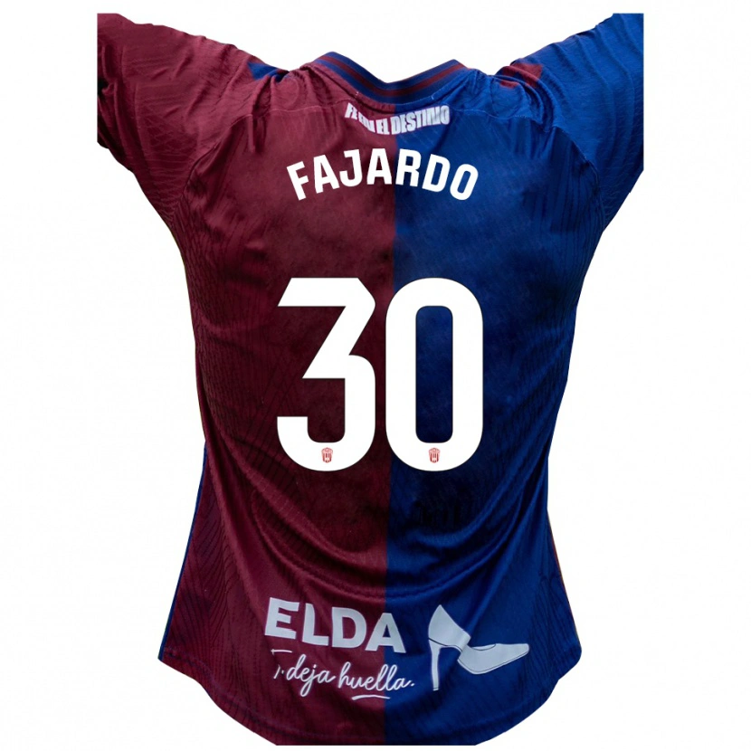 Danxen Kinder José Fajardo #30 Blau Rot Heimtrikot Trikot 2025/26 T-Shirt Österreich