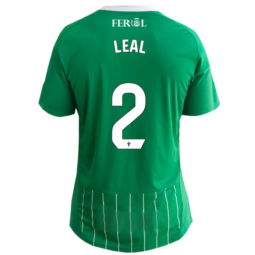 Danxen Kinder Miguel Leal #2 Grün Weiß Heimtrikot Trikot 2025/26 T-Shirt Österreich