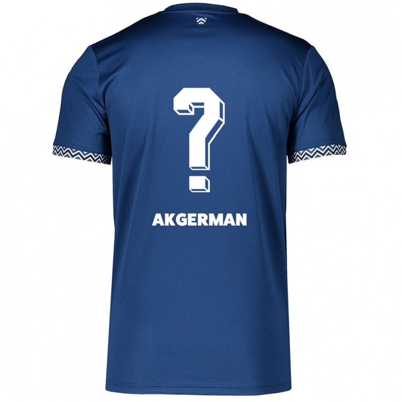 Danxen Kinder Taha Akgerman #0 Marineblau Weiß Heimtrikot Trikot 2025/26 T-Shirt Österreich