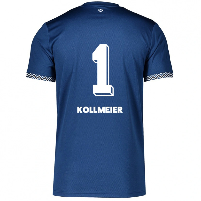 Danxen Kinder Anton Kollmeier #1 Marineblau Weiß Heimtrikot Trikot 2025/26 T-Shirt Österreich