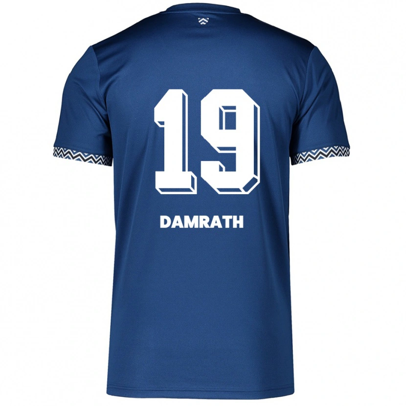 Danxen Kinder Tom Damrath #19 Marineblau Weiß Heimtrikot Trikot 2025/26 T-Shirt Österreich
