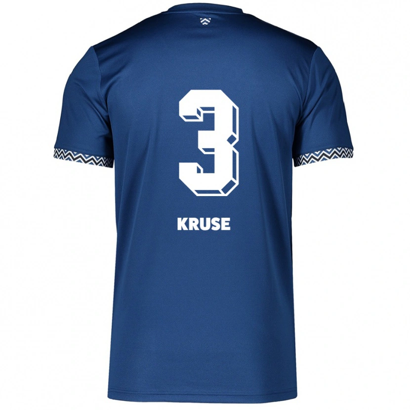 Danxen Kinder Konrad Kruse #3 Marineblau Weiß Heimtrikot Trikot 2025/26 T-Shirt Österreich