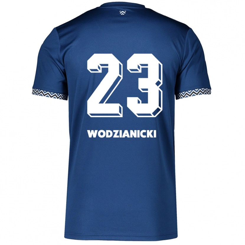 Danxen Kinder Bartosz Wodzianicki #23 Marineblau Weiß Heimtrikot Trikot 2025/26 T-Shirt Österreich