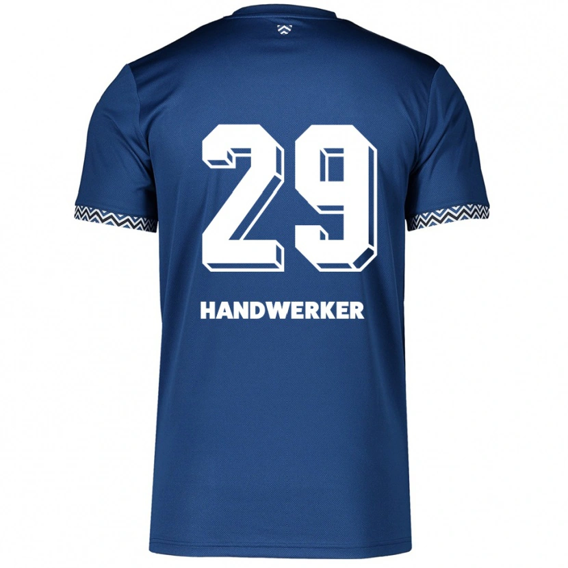 Danxen Kinder Tim Handwerker #29 Marineblau Weiß Heimtrikot Trikot 2025/26 T-Shirt Österreich