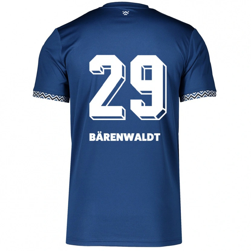 Danxen Kinder Marie Bärenwaldt #29 Marineblau Weiß Heimtrikot Trikot 2025/26 T-Shirt Österreich