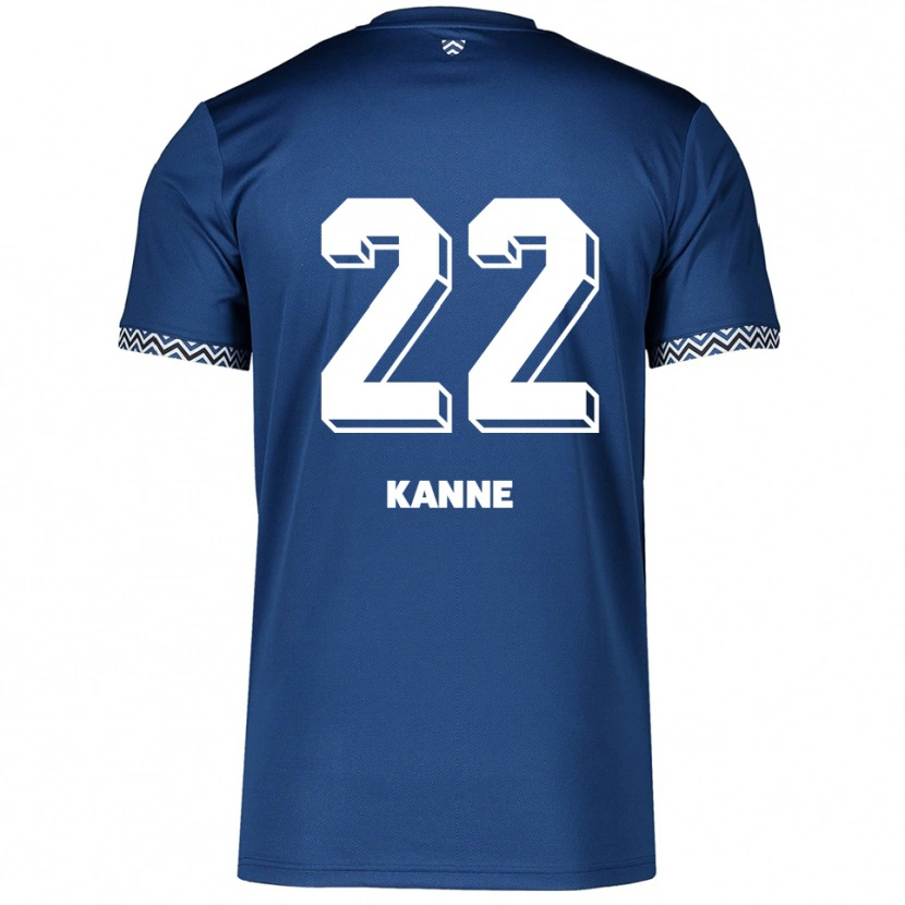 Danxen Kinder Louis Kanne #22 Marineblau Weiß Heimtrikot Trikot 2025/26 T-Shirt Österreich