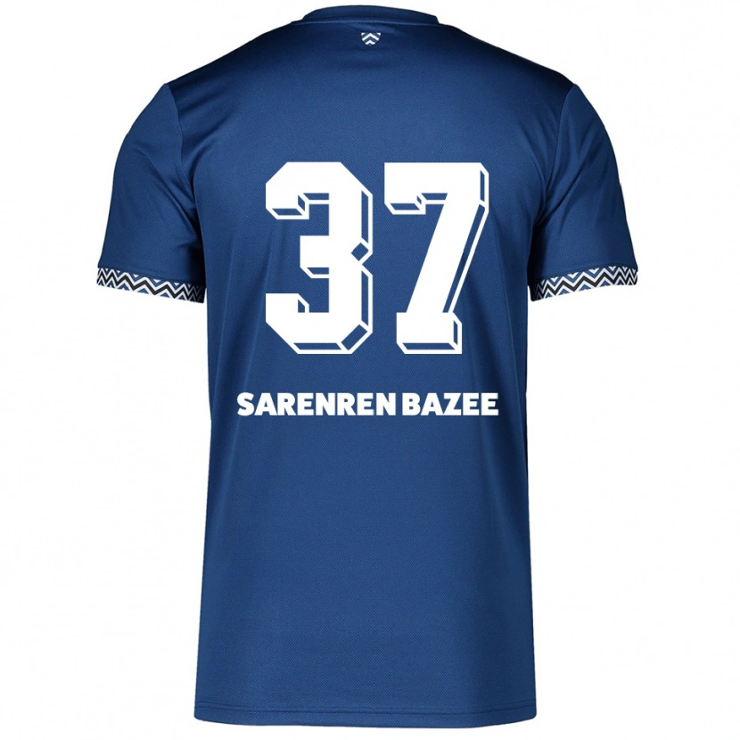 Danxen Kinder Noah Sarenren Bazee #37 Marineblau Weiß Heimtrikot Trikot 2025/26 T-Shirt Österreich