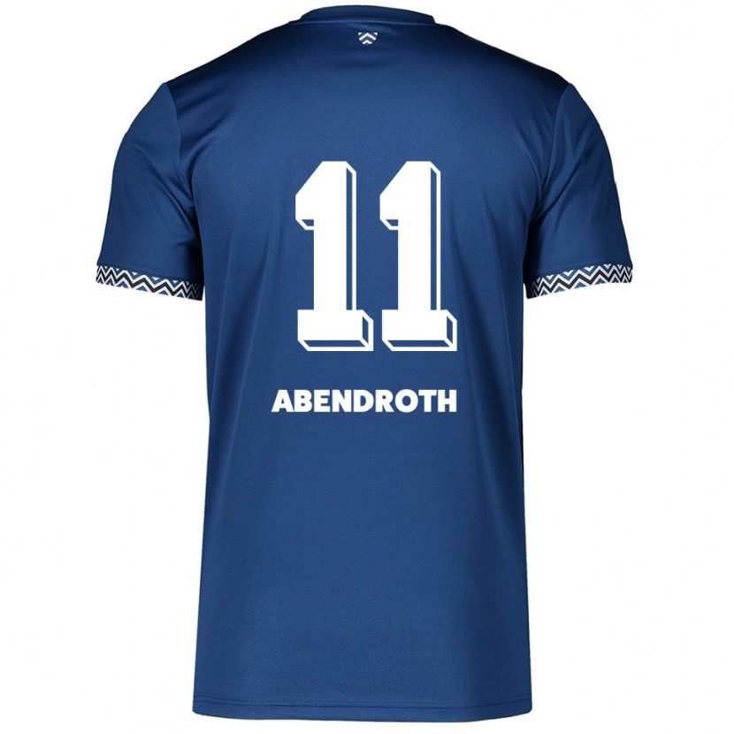 Danxen Kinder Cosma Abendroth #11 Marineblau Weiß Heimtrikot Trikot 2025/26 T-Shirt Österreich