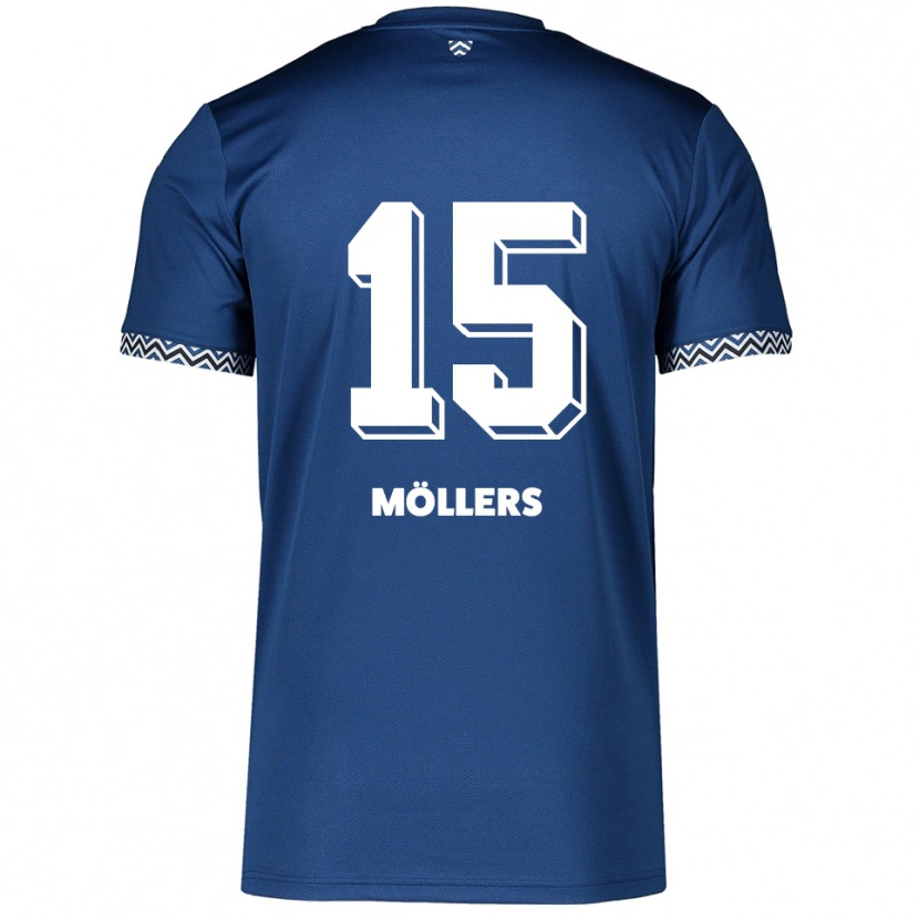 Danxen Kinder Niklas Möllers #15 Marineblau Weiß Heimtrikot Trikot 2025/26 T-Shirt Österreich