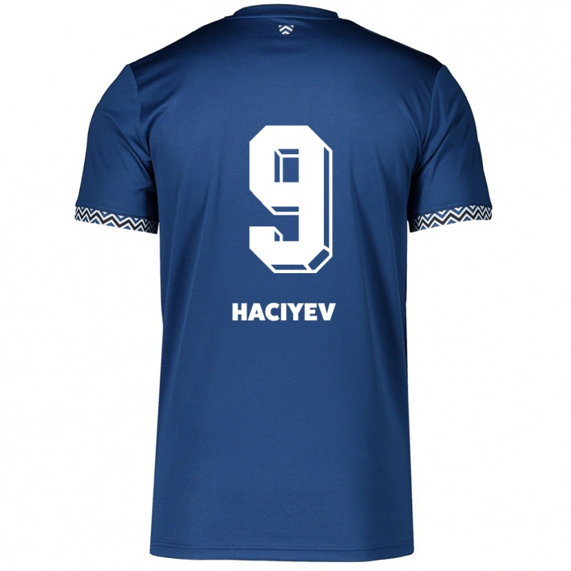 Danxen Kinder Ceyhun Haciyev #9 Marineblau Weiß Heimtrikot Trikot 2025/26 T-Shirt Österreich