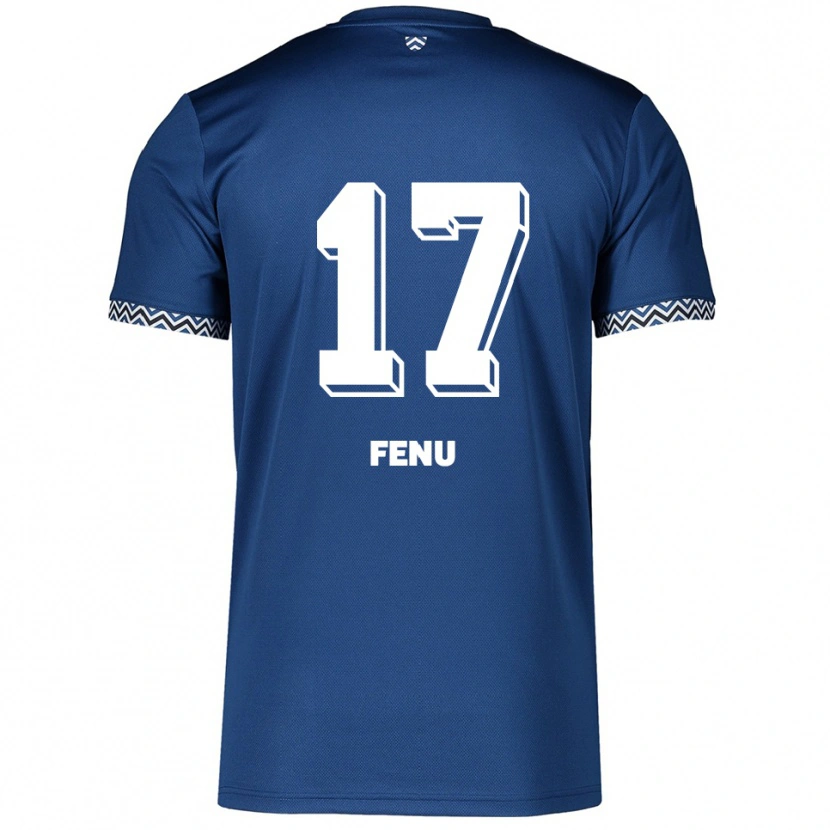 Danxen Kinder Inci Fenu #17 Marineblau Weiß Heimtrikot Trikot 2025/26 T-Shirt Österreich