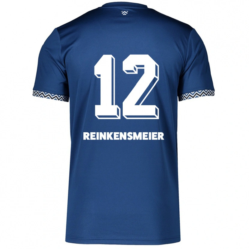 Danxen Kinder Thandie Reinkensmeier #12 Marineblau Weiß Heimtrikot Trikot 2025/26 T-Shirt Österreich