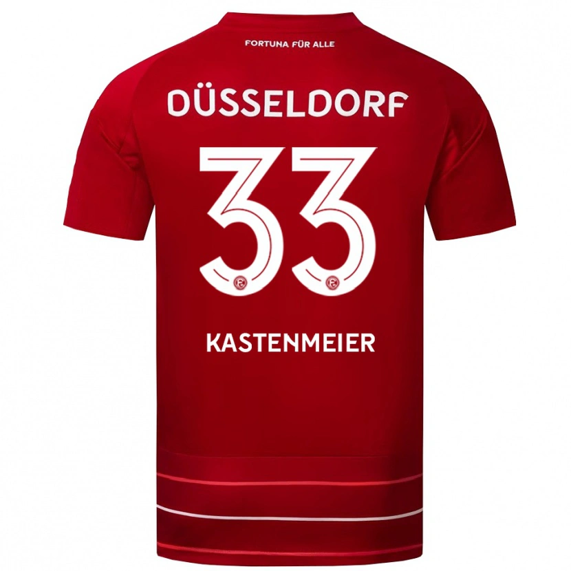 Danxen Kinder Florian Kastenmeier #33 Rot Weiß Heimtrikot Trikot 2025/26 T-Shirt Österreich