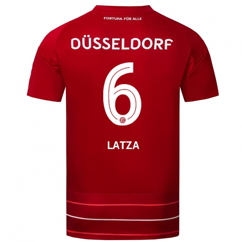 Danxen Kinder Danny Latza #6 Rot Weiß Heimtrikot Trikot 2025/26 T-Shirt Österreich
