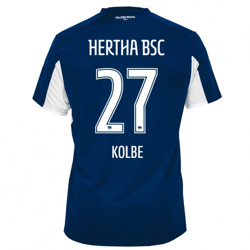 Danxen Kinder Niklas Kolbe #27 Weiß Blau Heimtrikot Trikot 2025/26 T-Shirt Österreich